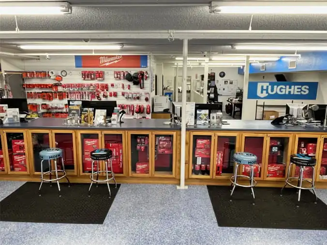 Hughes Supply plumbing supply service counter Lake Havasu